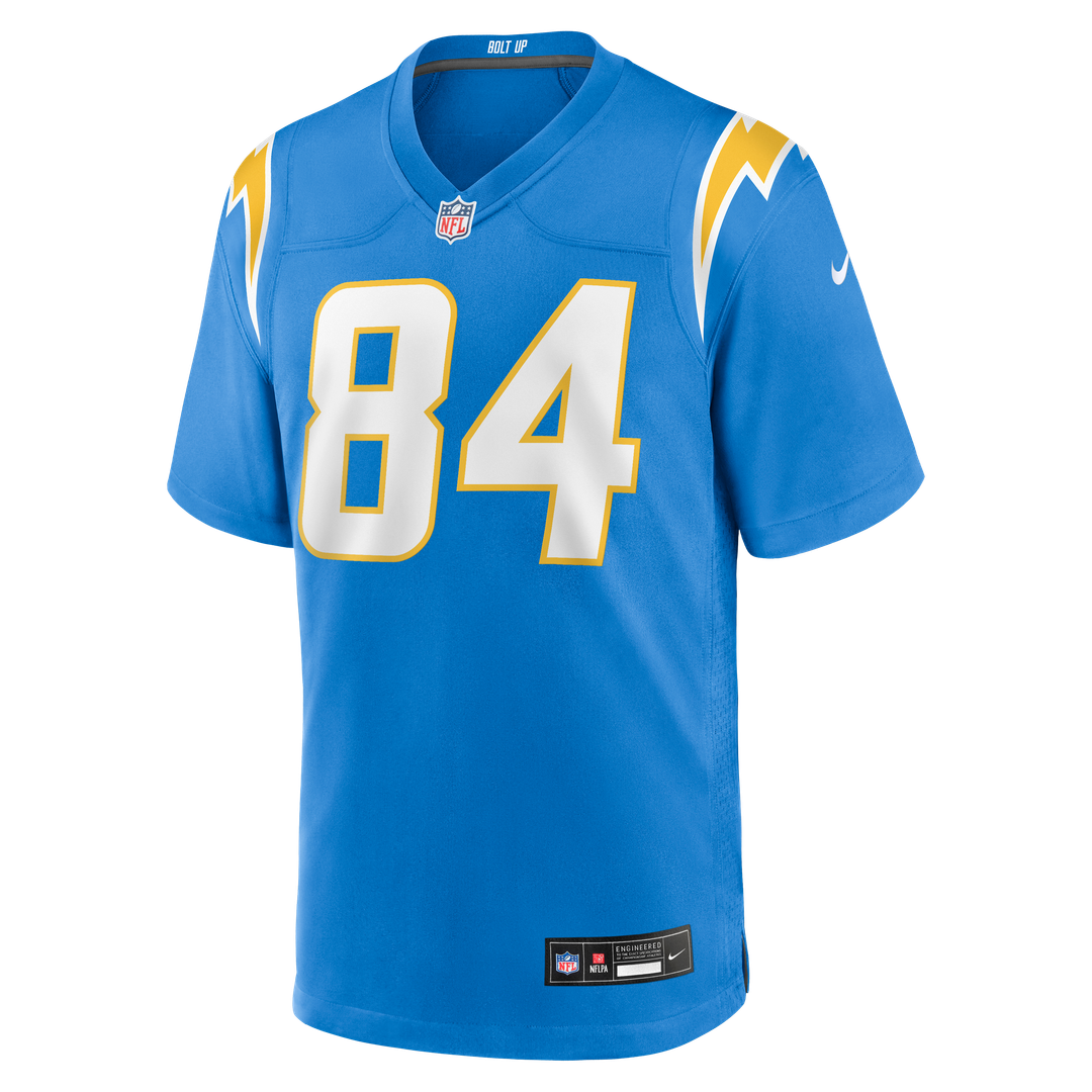 KeAndre Lambert-Smith Los Angeles Chargers Nike Team Game Jersey - Powder Blue Official NFL Team Apparel Football Fan Gear