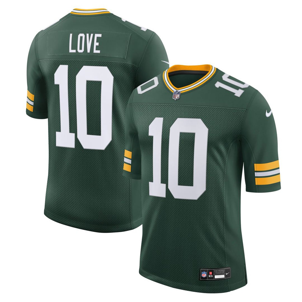 Jordan Love Green Bay Packers Nike Team Vapor Untouchable Limited Jersey - Green Official NFL Team Apparel Football Fan Gear