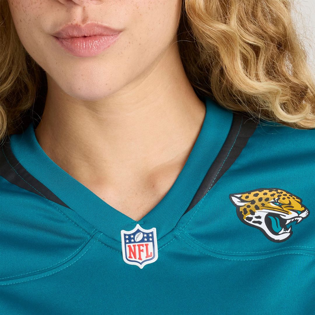 Jourdan Lewis Jacksonville Jaguars Nike Women's Team Game Jersey - Teal Official NFL Team Apparel Football Fan Gear