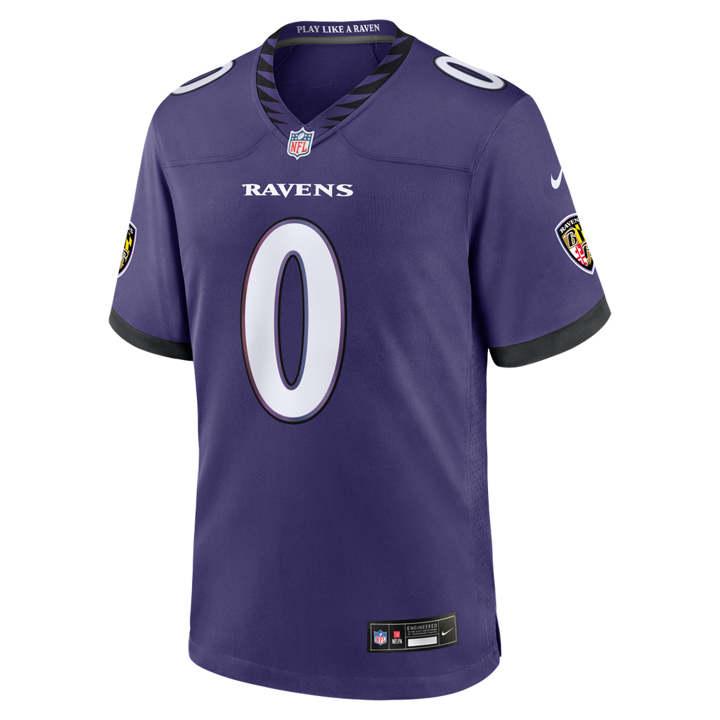 Roquan Smith Baltimore Ravens Nike Team Game Jersey - Purple Official NFL Team Apparel Football Fan Gear