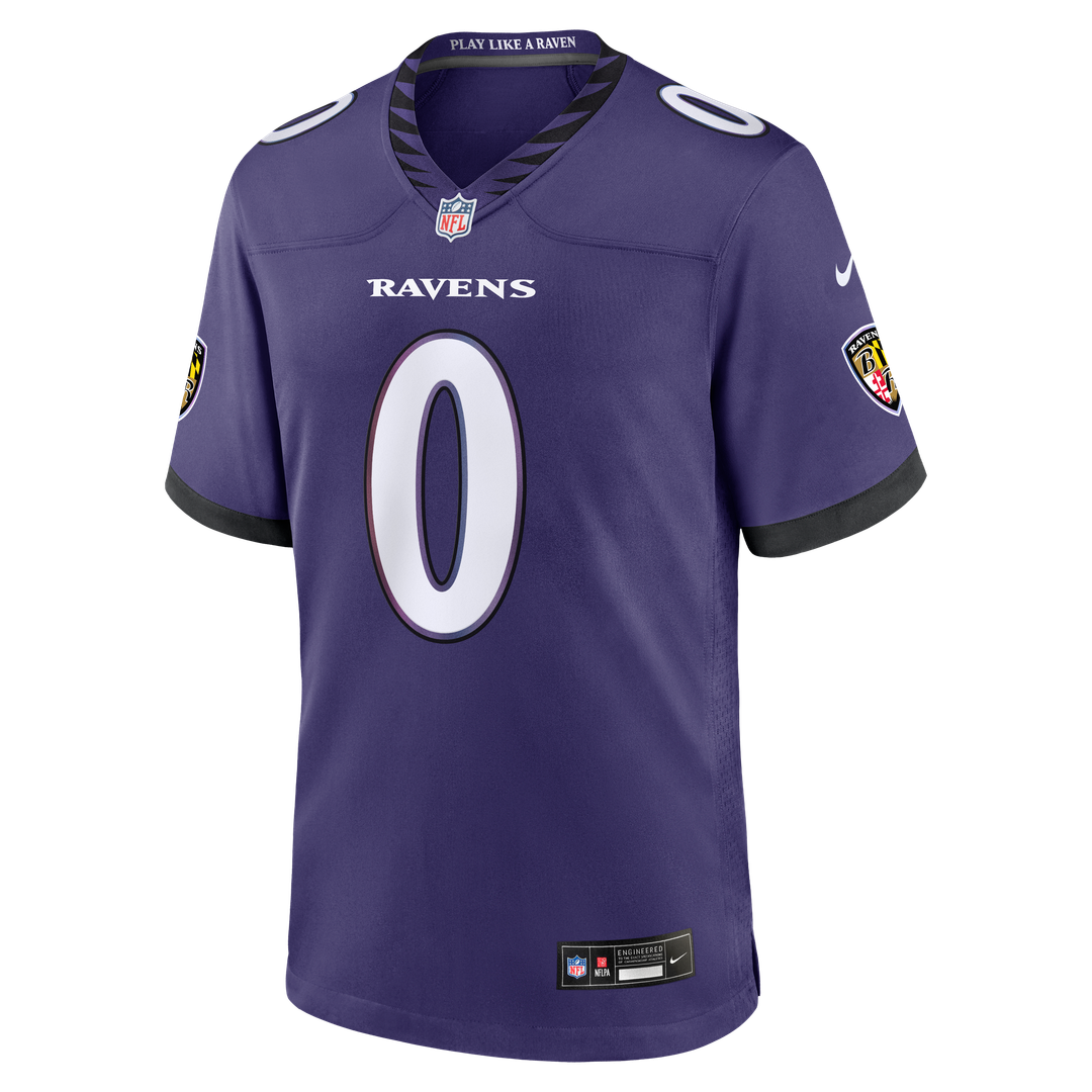 Roquan Smith Baltimore Ravens Nike Team Game Jersey - Purple Official NFL Team Apparel Football Fan Gear