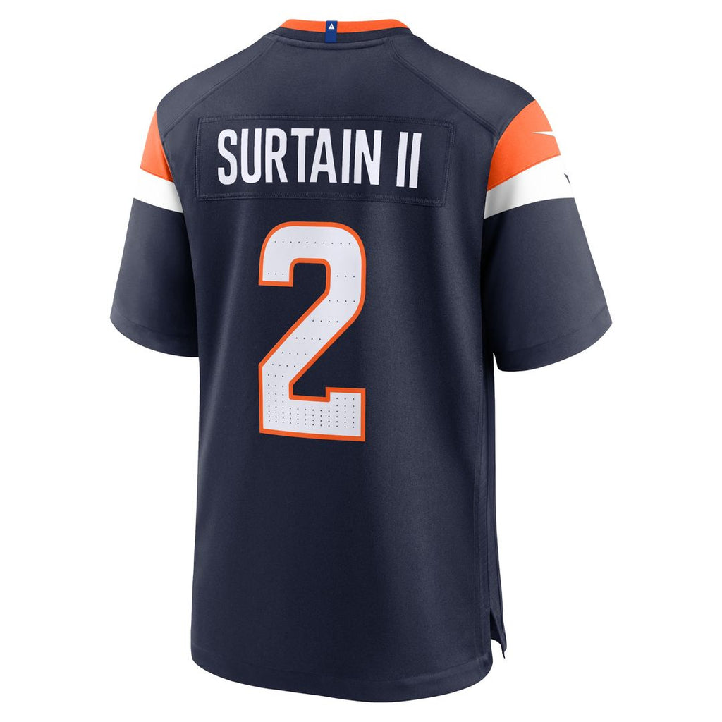 Patrick Surtain II Denver Broncos Nike Team Game Jersey - Orange Official NFL Team Apparel Football Fan Gear