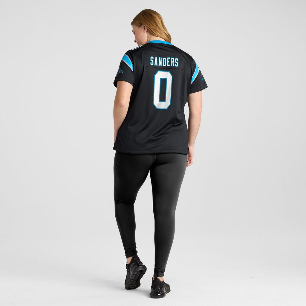 Ja'Tavion Sanders Carolina Panthers Nike Women's Game Jersey - Black Official NFL Team Apparel Football Fan Gear