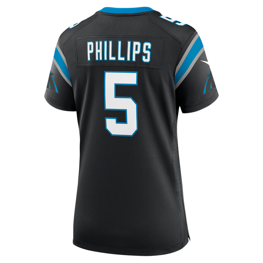 Jaelan Phillips Carolina Panthers Nike Women's Team Game Jersey - Black Official NFL Team Apparel Football Fan Gear