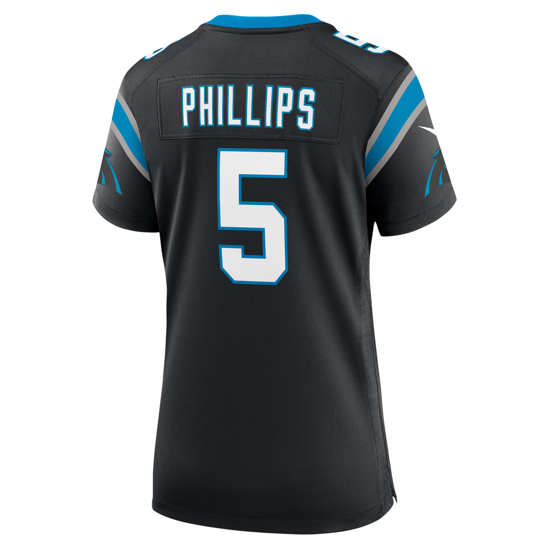 Jaelan Phillips Carolina Panthers Nike Women's Team Game Jersey - Black Official NFL Team Apparel Football Fan Gear