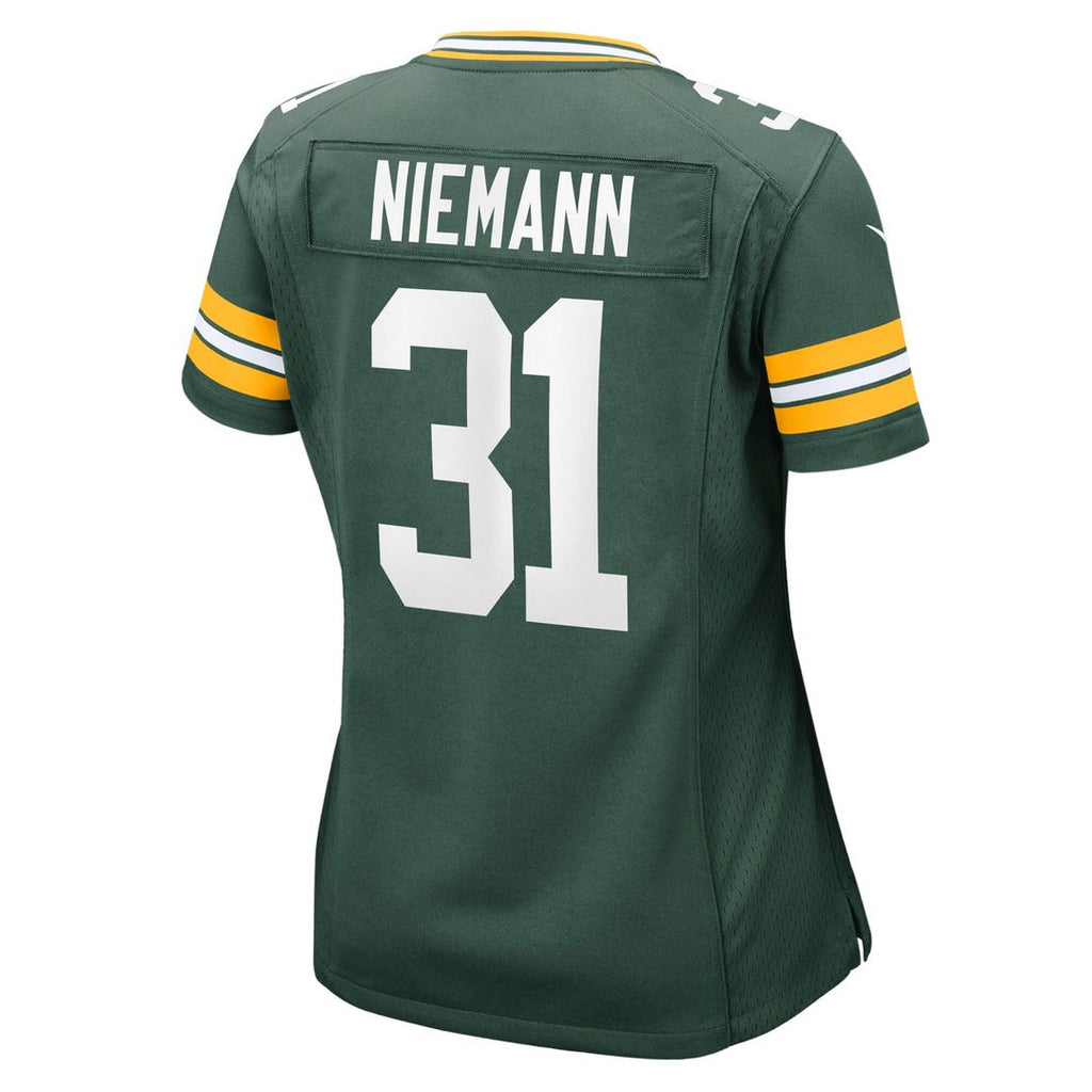 Nick Niemann Green Bay Packers Nike Women's Team Game Jersey - Green Official NFL Team Apparel Football Fan Gear