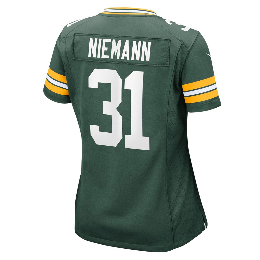 Nick Niemann Green Bay Packers Nike Women's Team Game Jersey - Green Official NFL Team Apparel Football Fan Gear