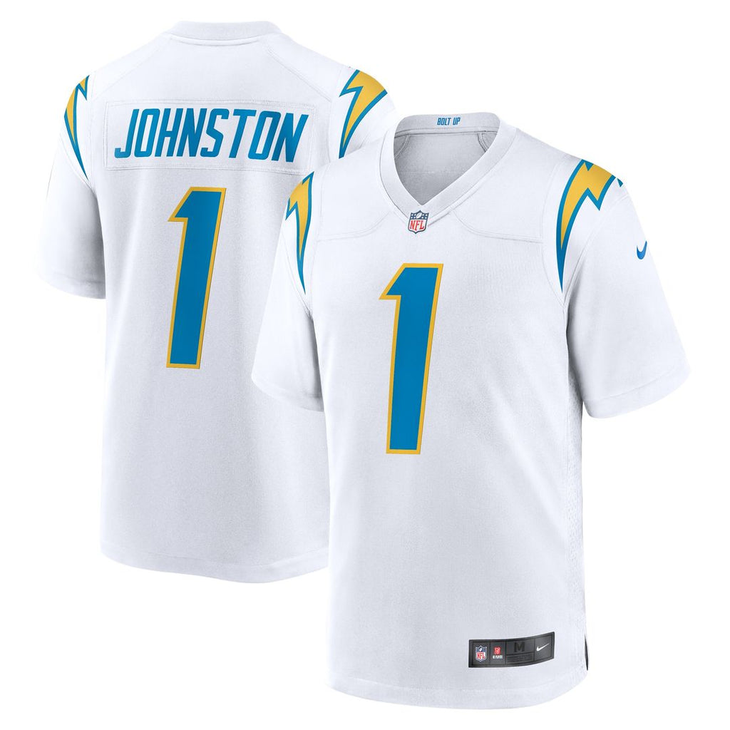 Quentin Johnston Los Angeles Chargers Nike Away Game Jersey - White Official NFL Team Apparel Football Fan Gear
