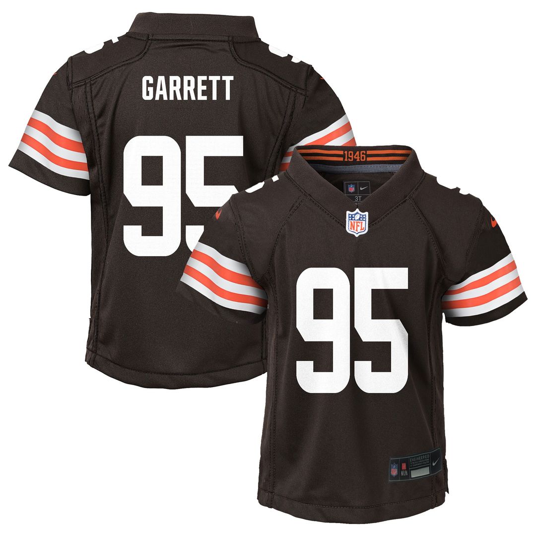 Myles Garrett Cleveland Browns Nike Preschool Player Game Jersey - Brown Official NFL Team Apparel Football Fan Gear
