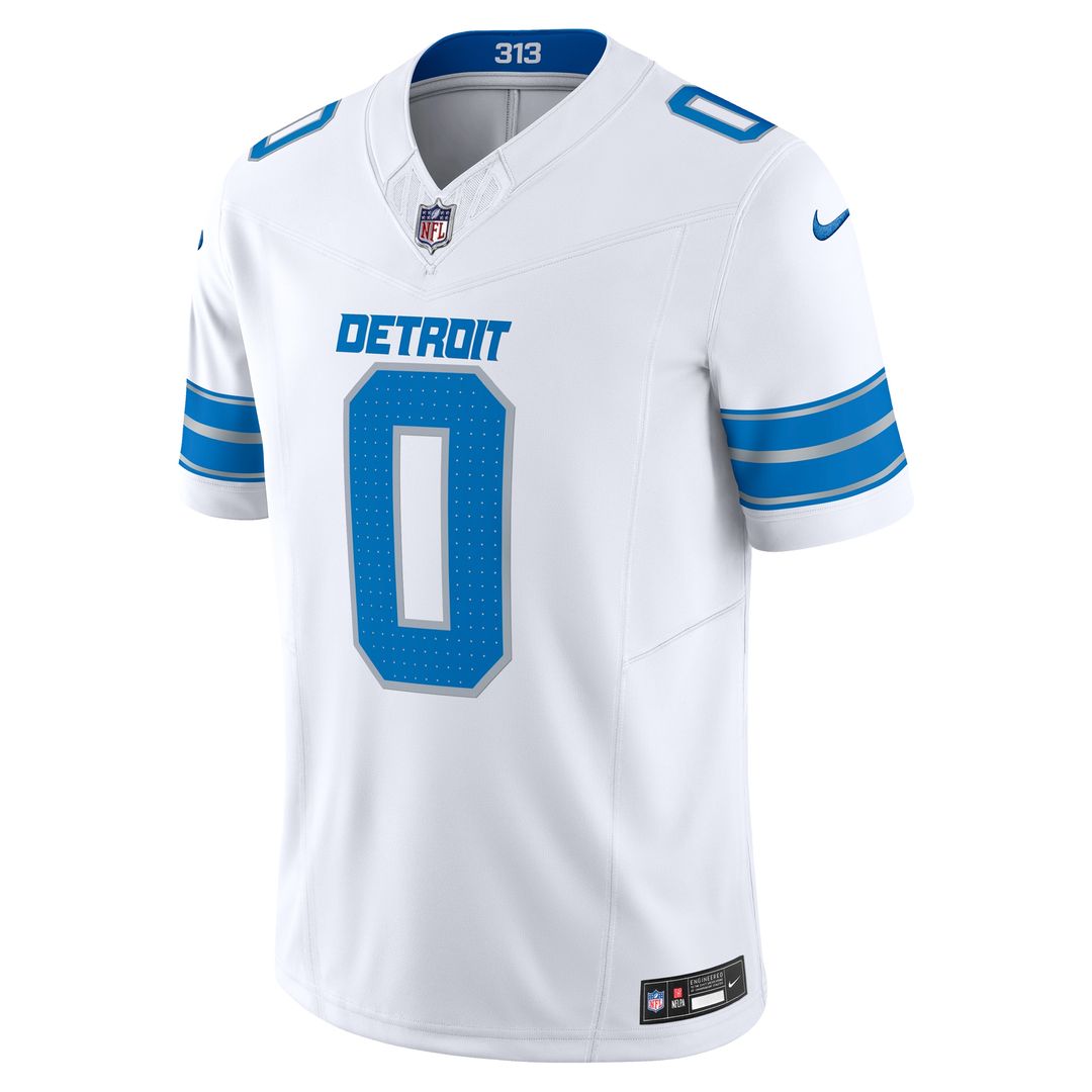 Jahmyr Gibbs Detroit Lions Nike Vapor F.U.S.E. Limited Jersey - White Official NFL Team Apparel Football Fan Gear
