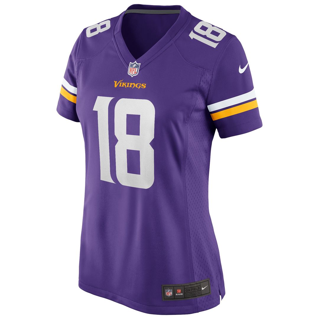 Justin Jefferson Minnesota Vikings Nike Women's Game Jersey - Purple Official NFL Team Apparel Football Fan Gear