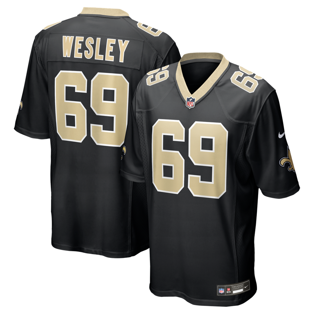 Barry Wesley New Orleans Saints Nike Team Game Jersey - Black Official NFL Team Apparel Football Fan Gear
