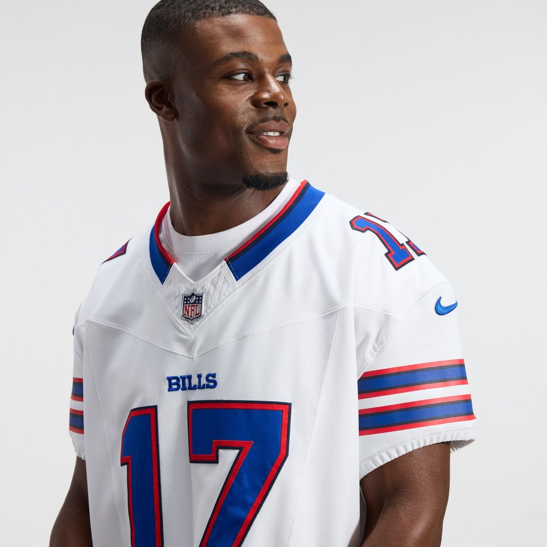 Josh Allen Buffalo Bills Nike Vapor F.U.S.E. Elite Jersey - White Official NFL Team Apparel Football Fan Gear