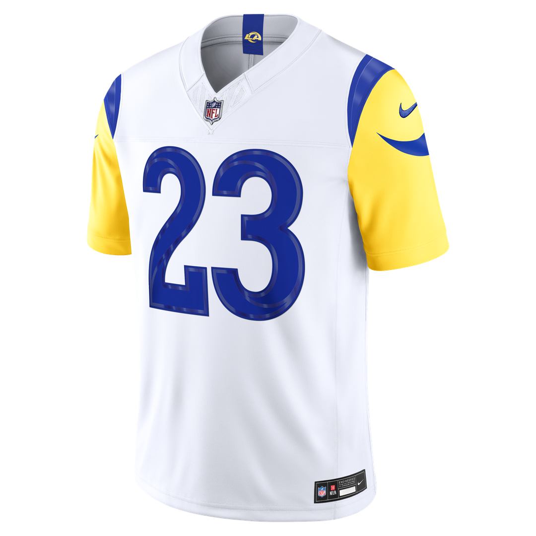 Kyren Williams Los Angeles Rams Nike Vapor F.U.S.E. Stitched Limited Jersey - White Official NFL Team Apparel Football Fan Gear