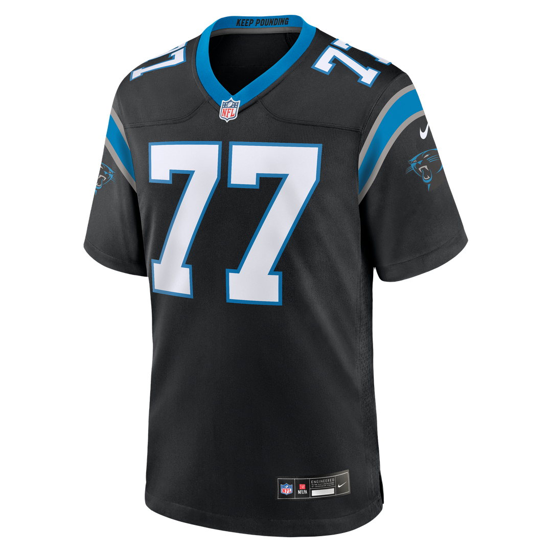Luke Fortner Carolina Panthers Nike Team Game Jersey - Black Official NFL Team Apparel Football Fan Gear