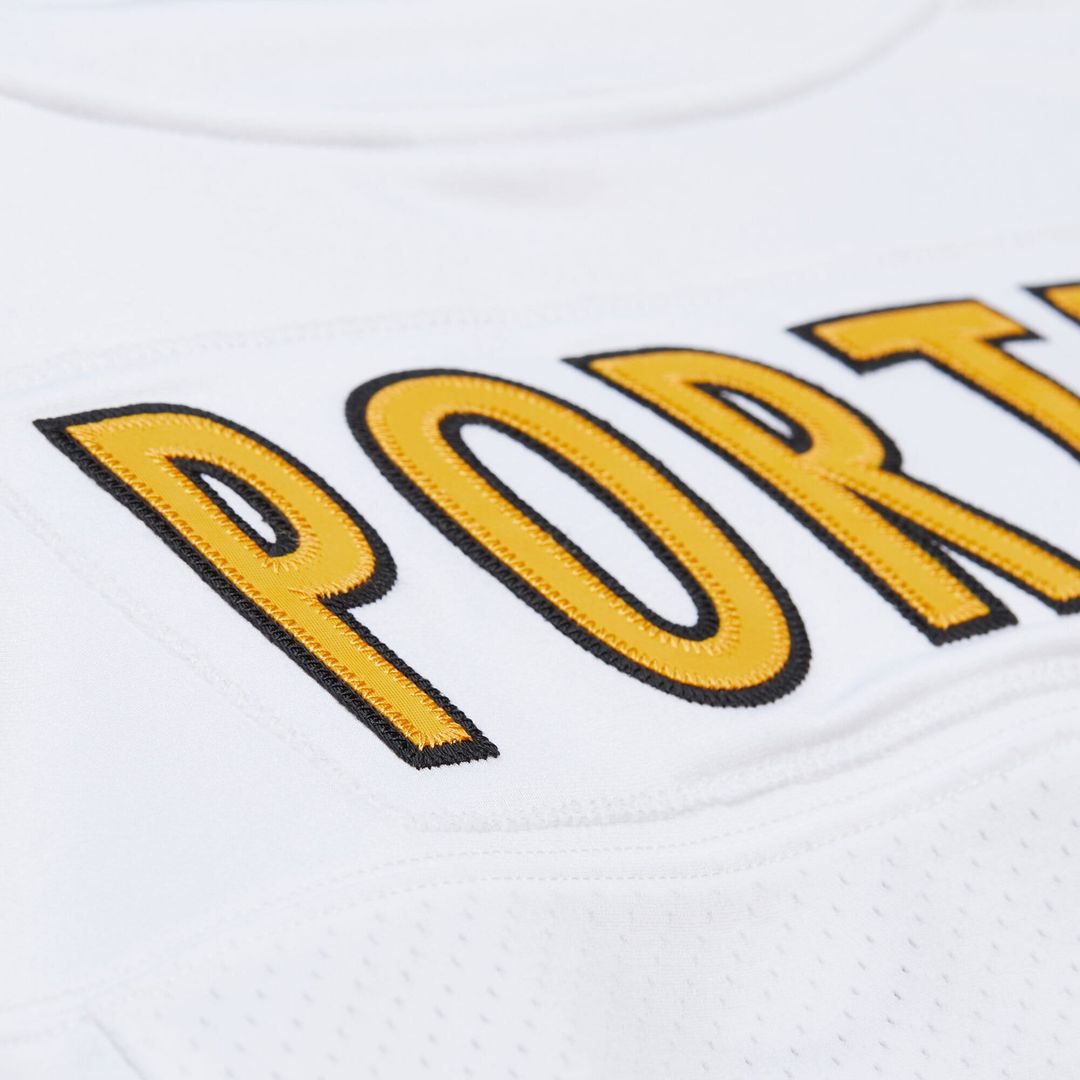 Joey Porter Pittsburgh Steelers Mitchell & Ness 2005 Authentic Throwback Retired Player Jersey - White Official NFL Team Apparel Football Fan Gear