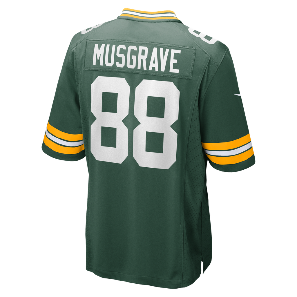 Luke Musgrave Green Bay Packers Nike Game Jersey - Green Official NFL Team Apparel Football Fan Gear