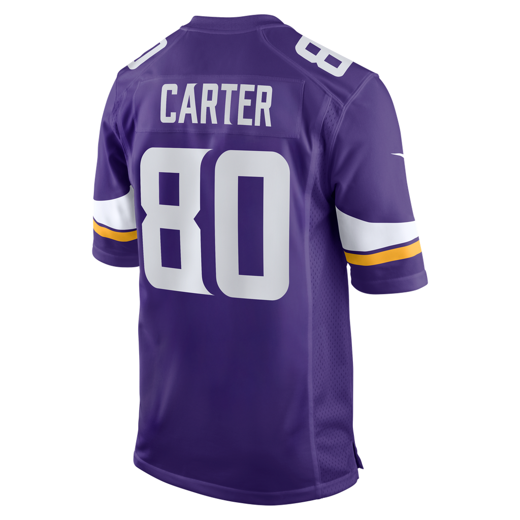 Cris Carter Minnesota Vikings Nike Game Retired Player Jersey - Purple Official NFL Team Apparel Football Fan Gear