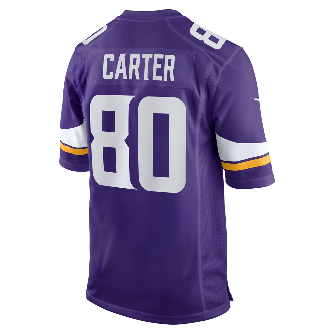 Cris Carter Minnesota Vikings Nike Game Retired Player Jersey - Purple Official NFL Team Apparel Football Fan Gear