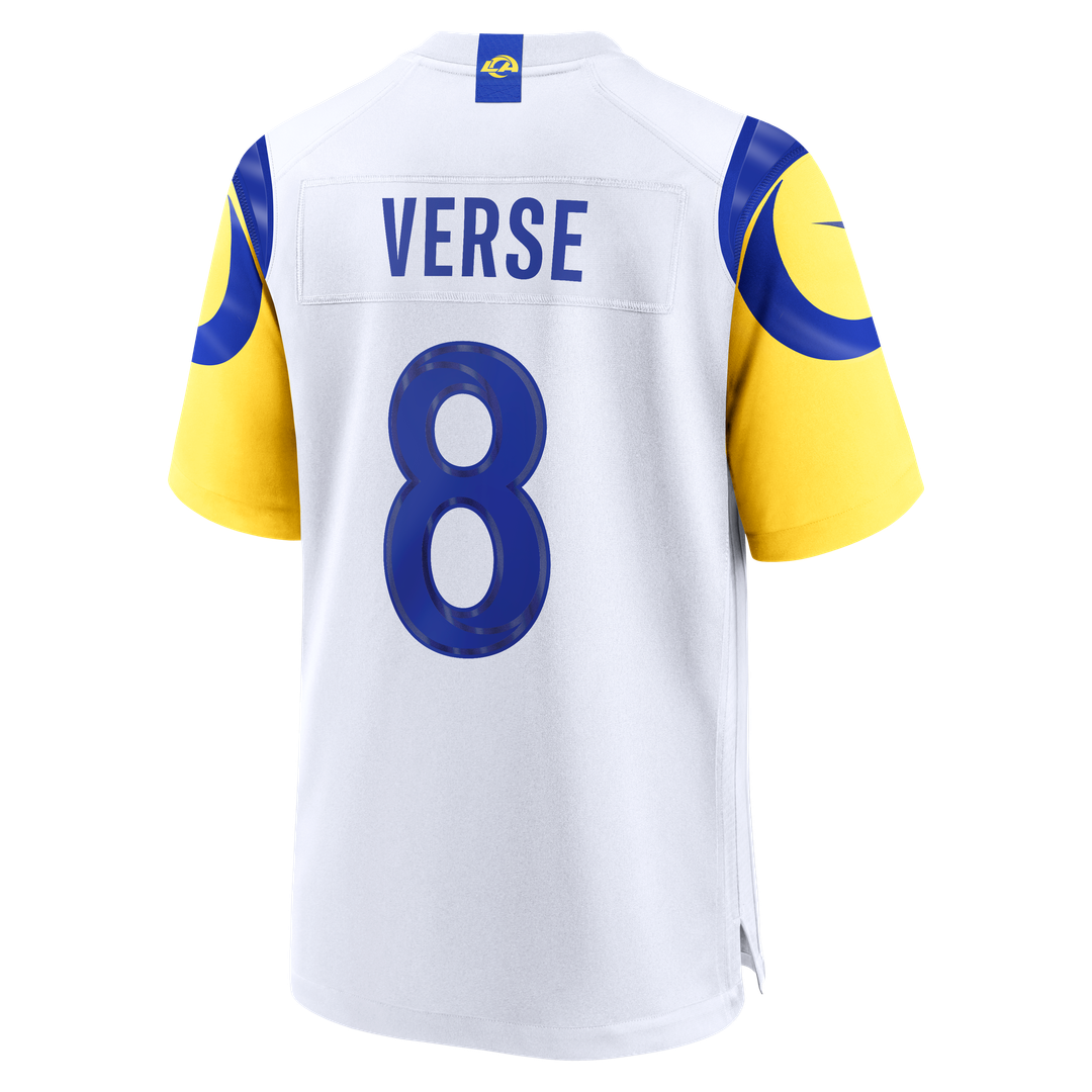 Jared Verse Los Angeles Rams Nike White Game Player Jersey - White Official NFL Team Apparel Football Fan Gear