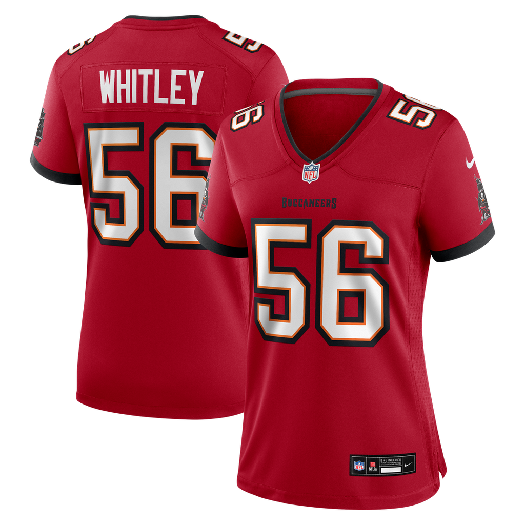 Benton Whitley Tampa Bay Buccaneers Nike Women's Team Game Jersey - Red Official NFL Team Apparel Football Fan Gear