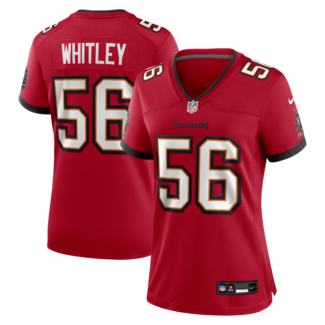 Benton Whitley Tampa Bay Buccaneers Nike Women's Team Game Jersey - Red Official NFL Team Apparel Football Fan Gear
