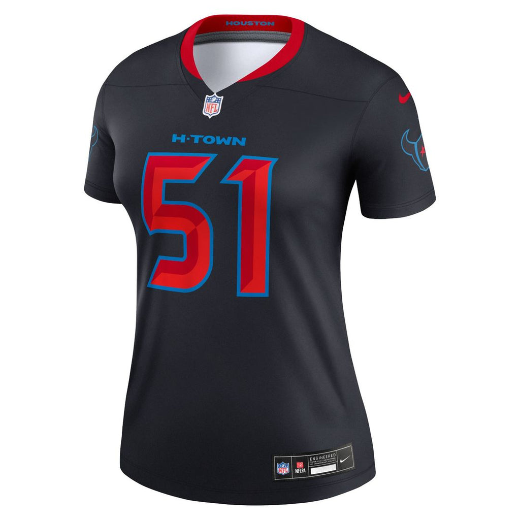 Will Anderson Jr. Houston Texans Nike Women's Alternate Legend Player Performance Top - Navy NFL Fan Gear Popular Style