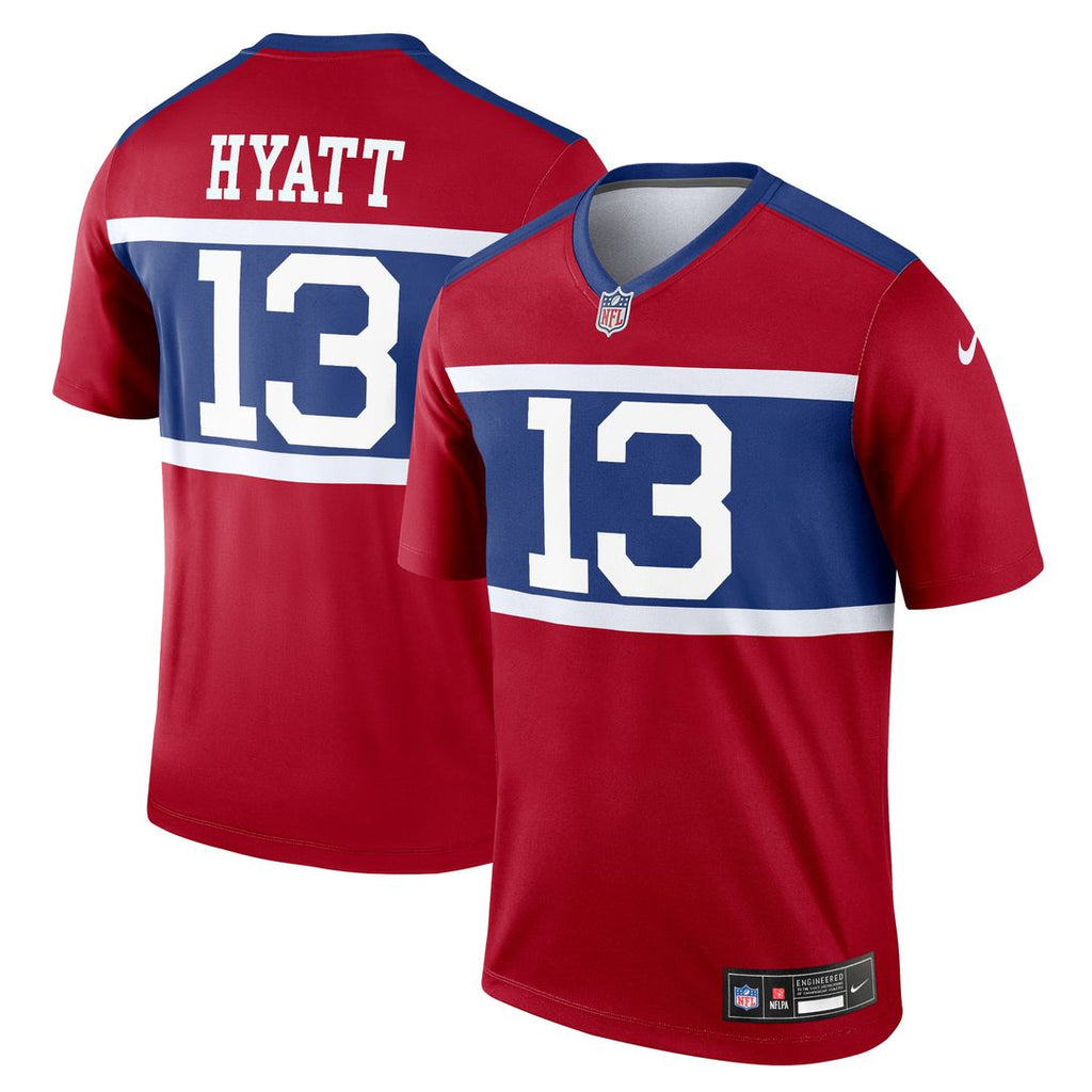 Jalin Hyatt New York Giants Nike Legend Player Performance Top - Red NFL Fan Gear Popular Style