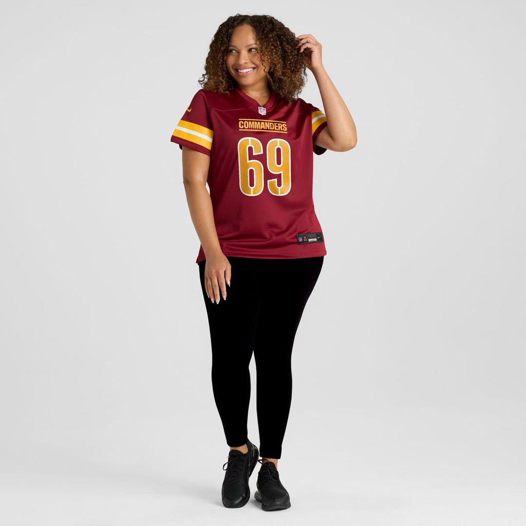 Tyler Ott Washington Commanders Nike Women's Team Game Jersey - Burgundy Official NFL Team Apparel Football Fan Gear