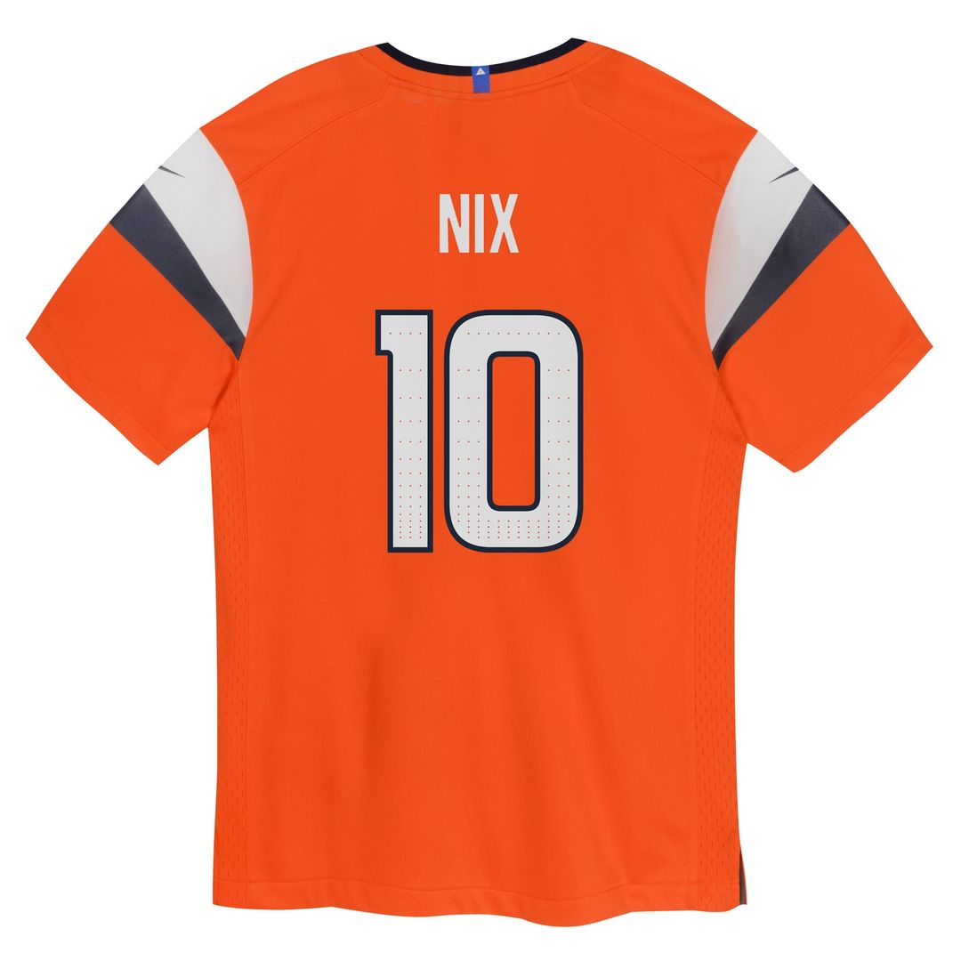 Bo Nix Denver Broncos Nike Infant Team Player Game Jersey - Orange Official NFL Team Apparel Football Fan Gear