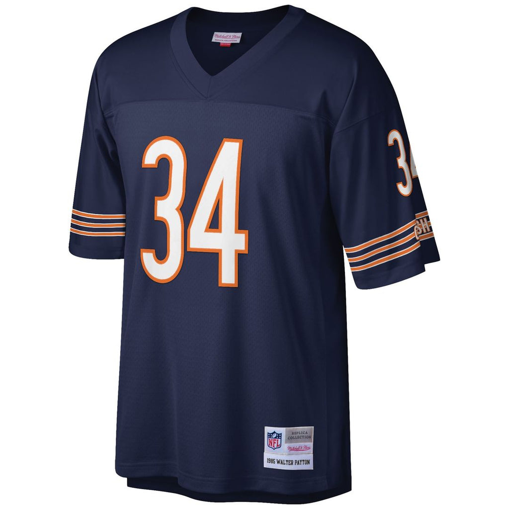 Walter Payton Chicago Bears Mitchell & Ness Big & Tall 1985 Retired Player Replica Jersey - White Official NFL Team Apparel Football Fan Gear