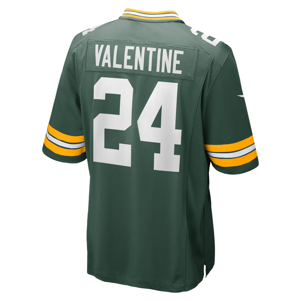 Carrington Valentine Green Bay Packers Nike Game Jersey - Green Official NFL Team Apparel Football Fan Gear