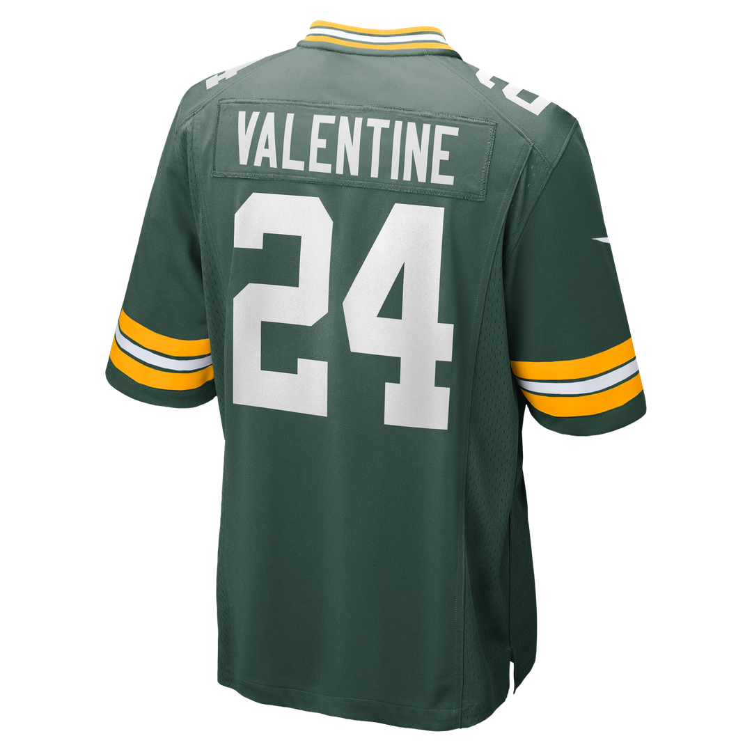 Carrington Valentine Green Bay Packers Nike Game Jersey - Green Official NFL Team Apparel Football Fan Gear