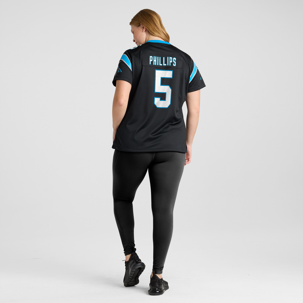 Jaelan Phillips Carolina Panthers Nike Women's Team Game Jersey - Black Official NFL Team Apparel Football Fan Gear