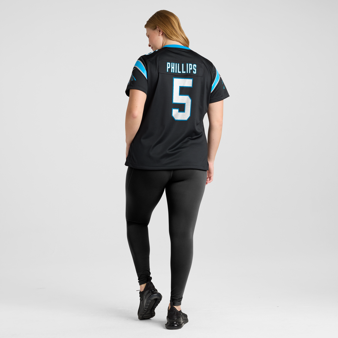 Jaelan Phillips Carolina Panthers Nike Women's Team Game Jersey - Black Official NFL Team Apparel Football Fan Gear