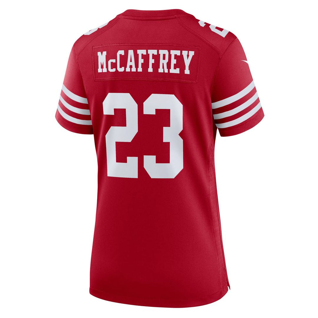 Christian McCaffrey San Francisco 49ers Nike Women's Player Jersey - Scarlet Official NFL Team Apparel Football Fan Gear