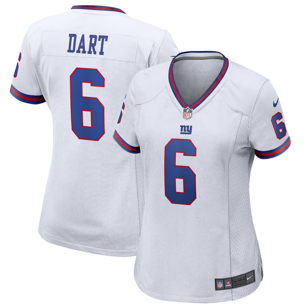 Jaxson Dart New York Giants Nike Women's Alternate Vintage White Game Jersey - White Official NFL Team Apparel Football Fan Gear