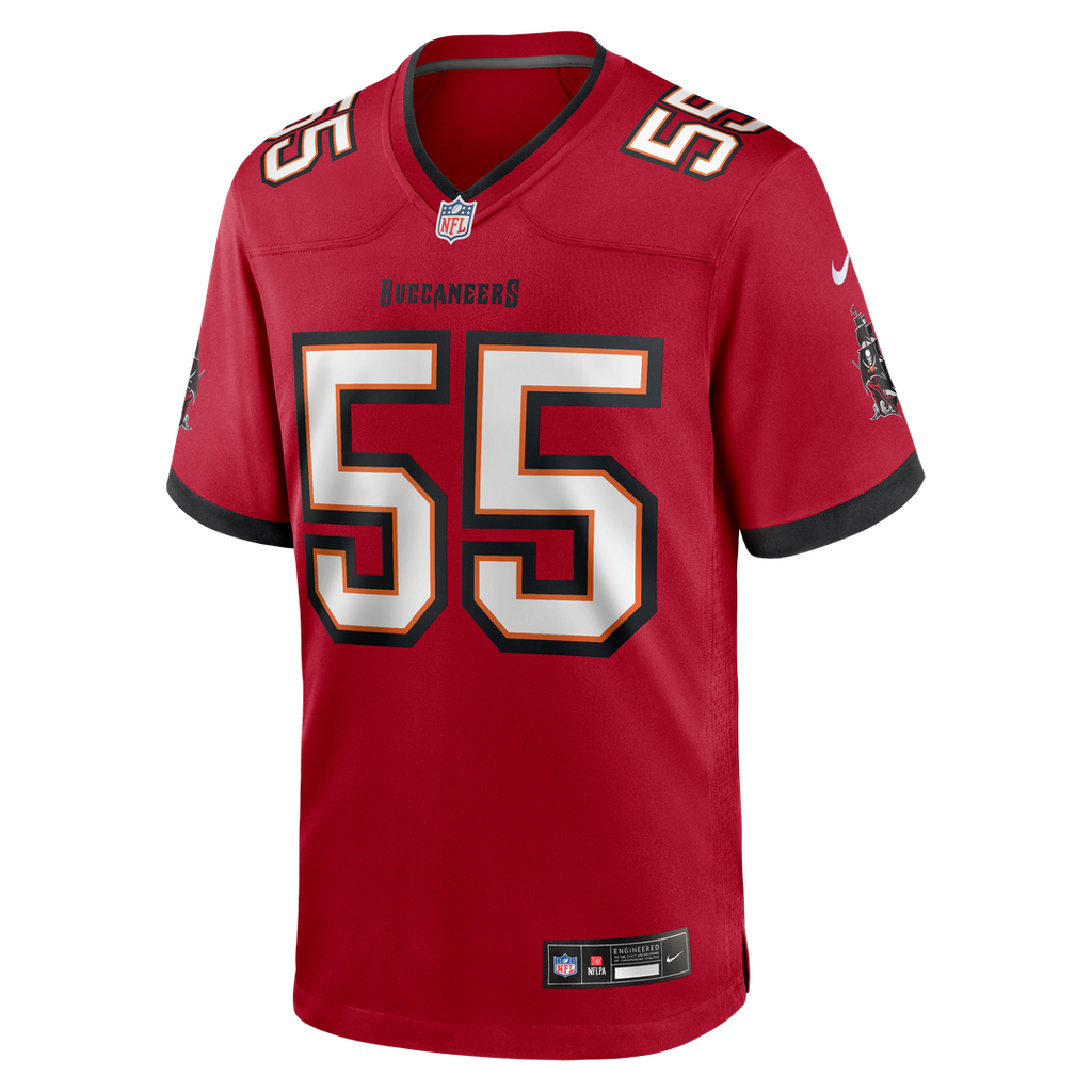 Derrick Brooks Tampa Bay Buccaneers Nike Game Retired Player Jersey - Red Official NFL Team Apparel Football Fan Gear