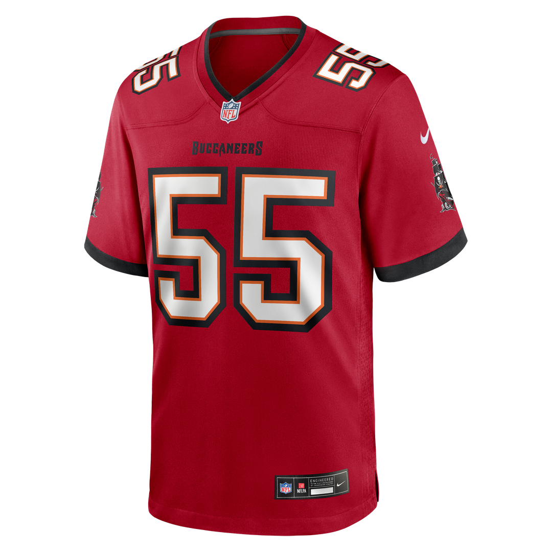 Derrick Brooks Tampa Bay Buccaneers Nike Game Retired Player Jersey - Red Official NFL Team Apparel Football Fan Gear
