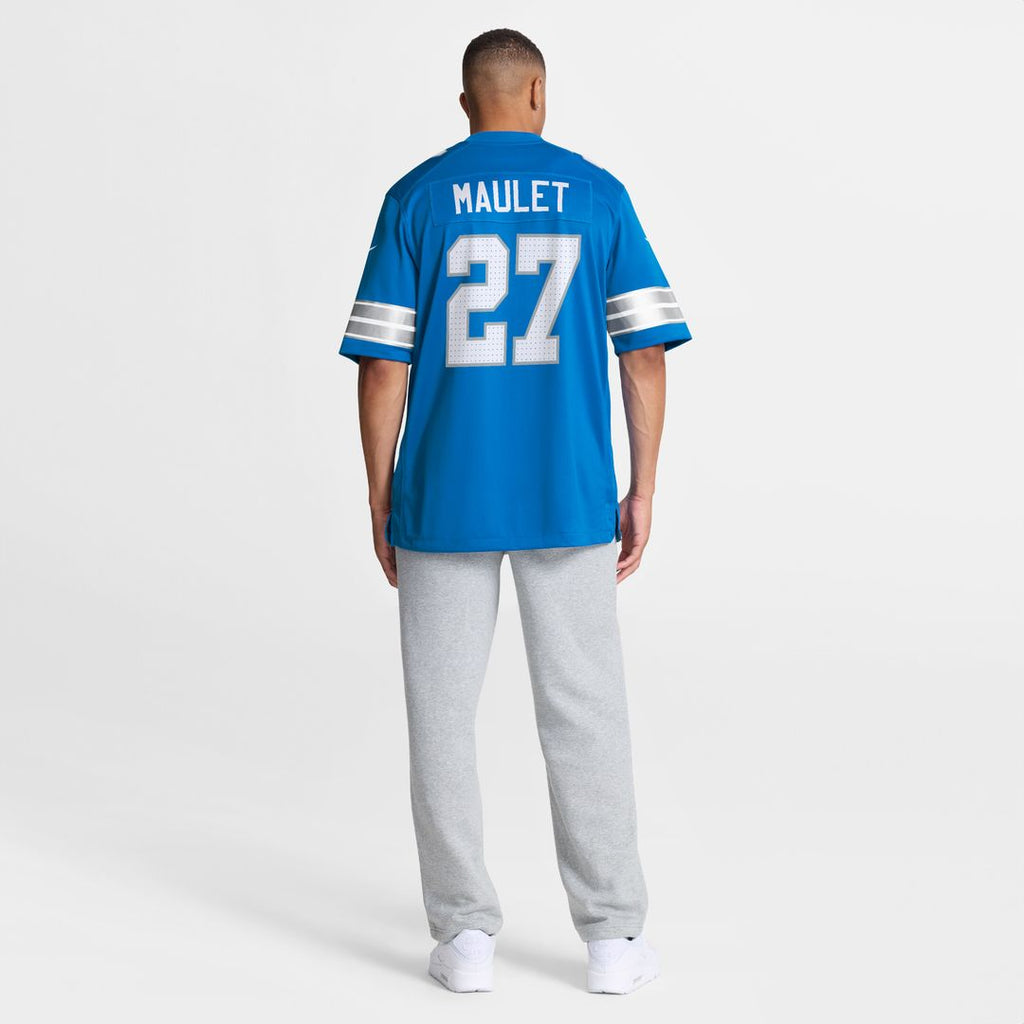 Arthur Maulet Detroit Lions Nike Team Game Jersey - Blue Official NFL Team Apparel Football Fan Gear