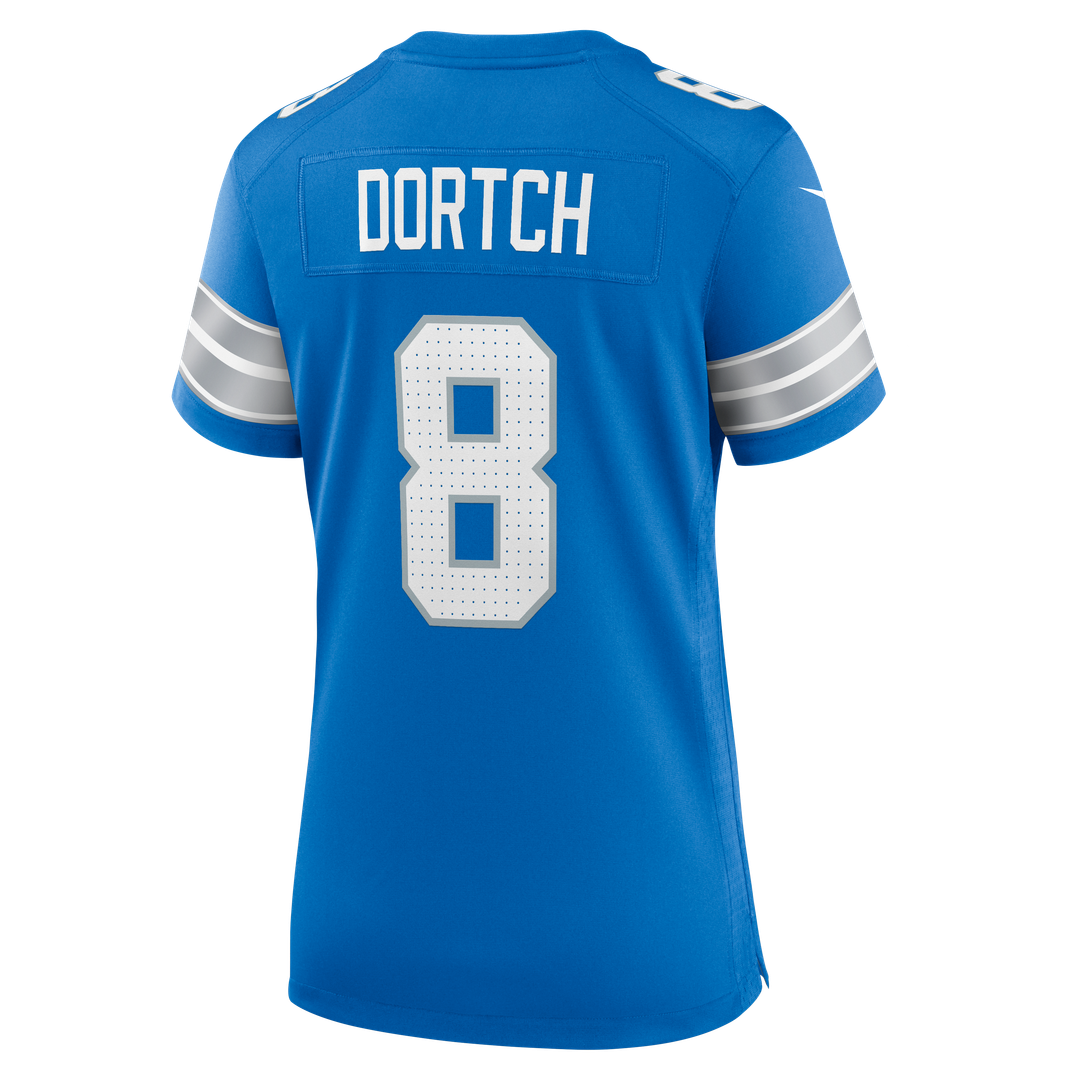 Greg Dortch Detroit Lions Nike Women's Team Game Jersey - Blue Official NFL Team Apparel Football Fan Gear