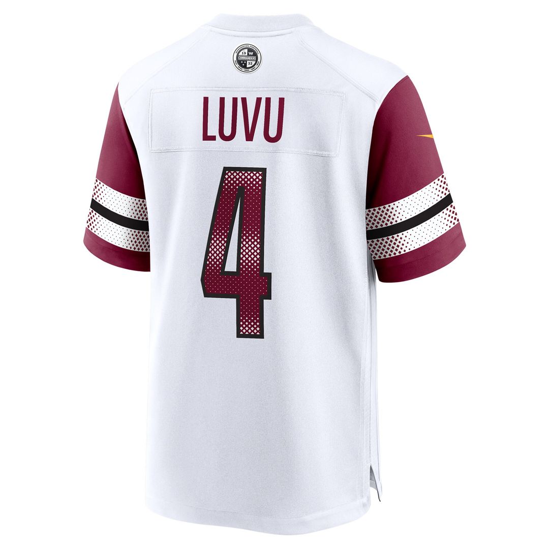 Frankie Luvu Washington Commanders Nike Game Jersey - White Official NFL Team Apparel Football Fan Gear