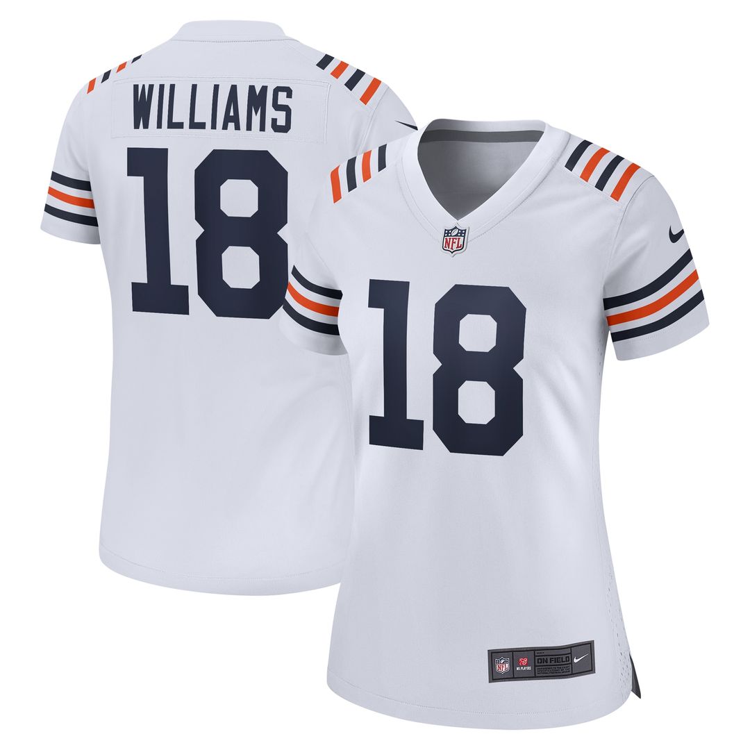 Caleb Williams Chicago Bears Nike Women's 2nd Alternate Game Player Jersey - White Official NFL Team Apparel Football Fan Gear