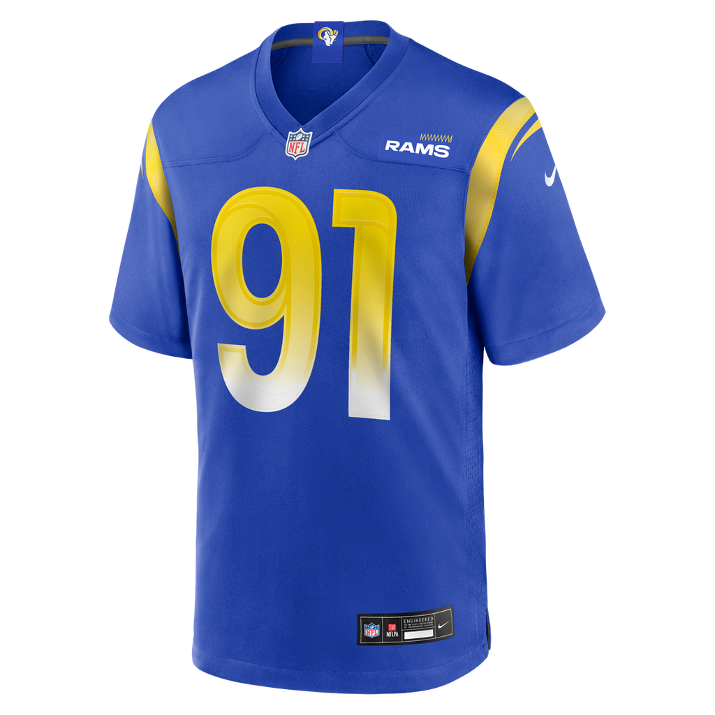 Kobie Turner Los Angeles Rams Nike Home Game Jersey - Royal Official NFL Team Apparel Football Fan Gear