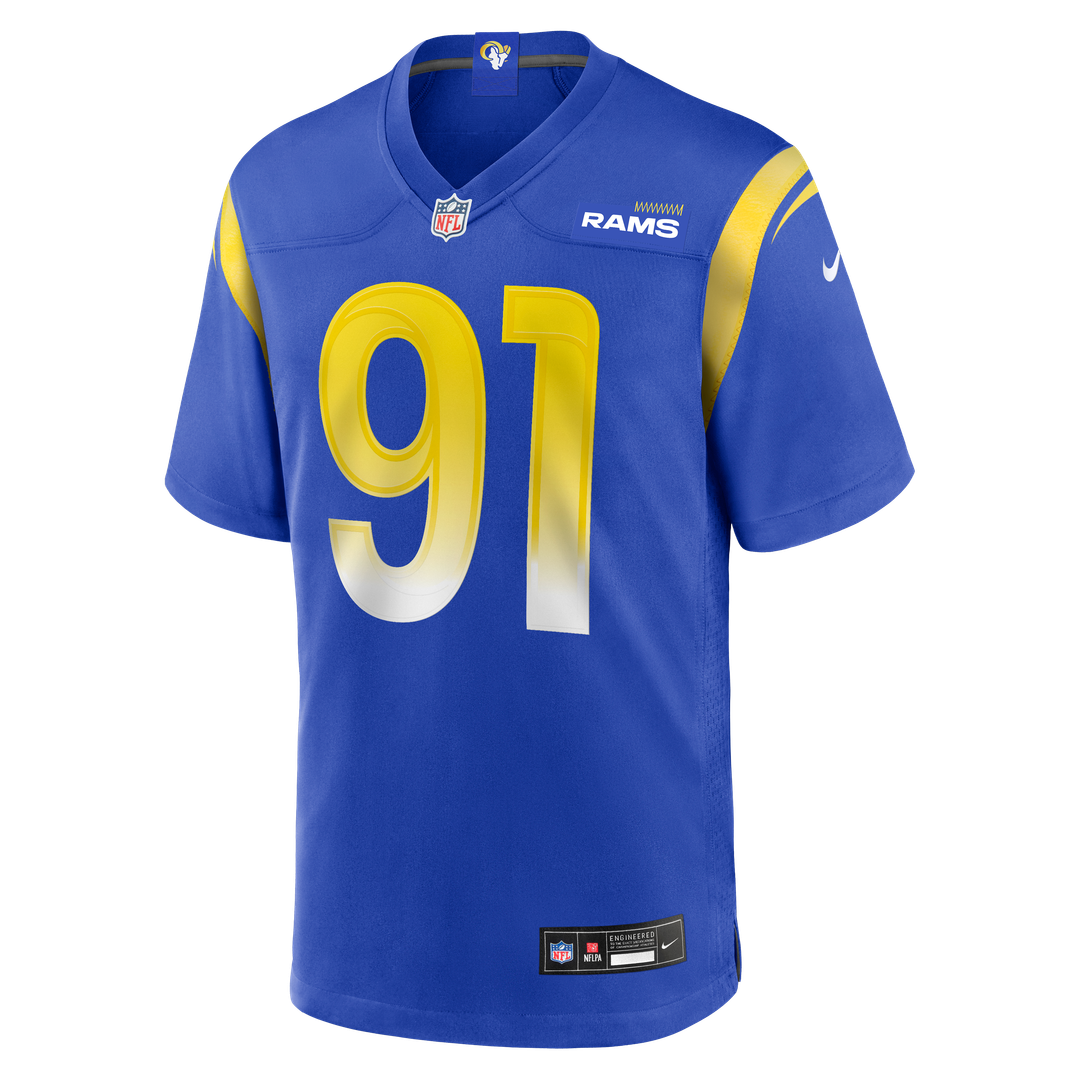 Kobie Turner Los Angeles Rams Nike Home Game Jersey - Royal Official NFL Team Apparel Football Fan Gear