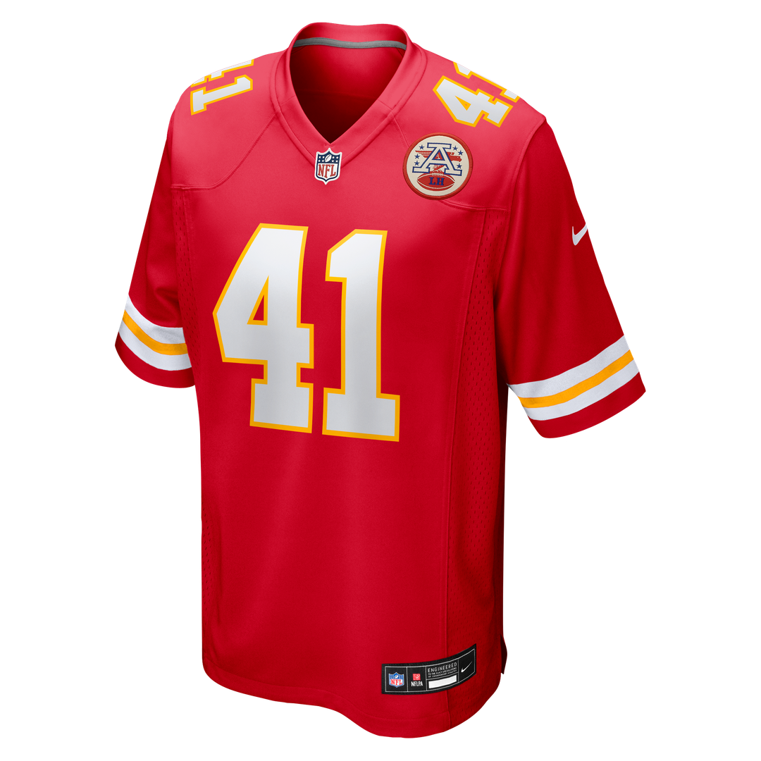 James Winchester Kansas City Chiefs Nike Game Jersey - Red Official NFL Team Apparel Football Fan Gear