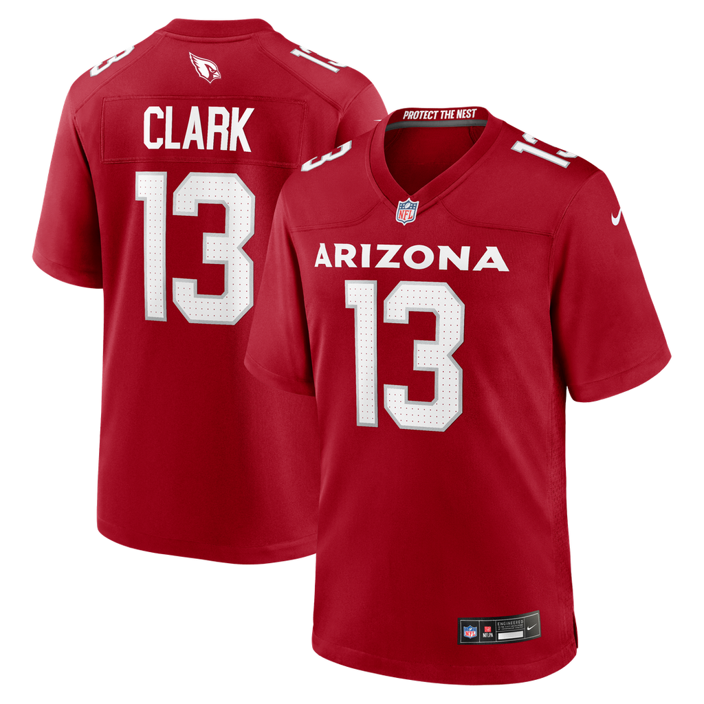 Kei'Trel Clark Arizona Cardinals Nike Game Jersey - Cardinal Official NFL Team Apparel Football Fan Gear