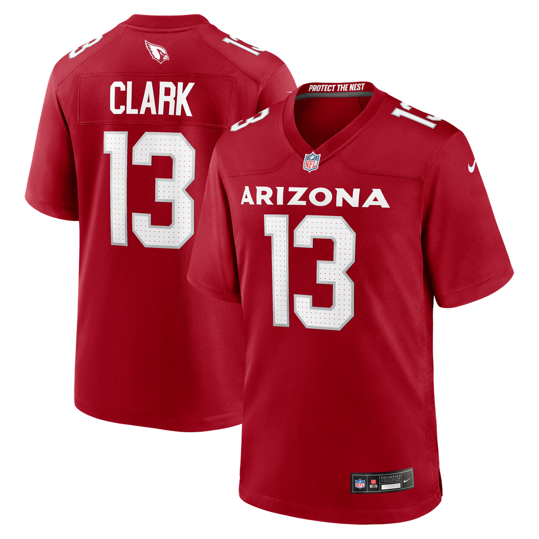 Kei'Trel Clark Arizona Cardinals Nike Game Jersey - Cardinal Official NFL Team Apparel Football Fan Gear
