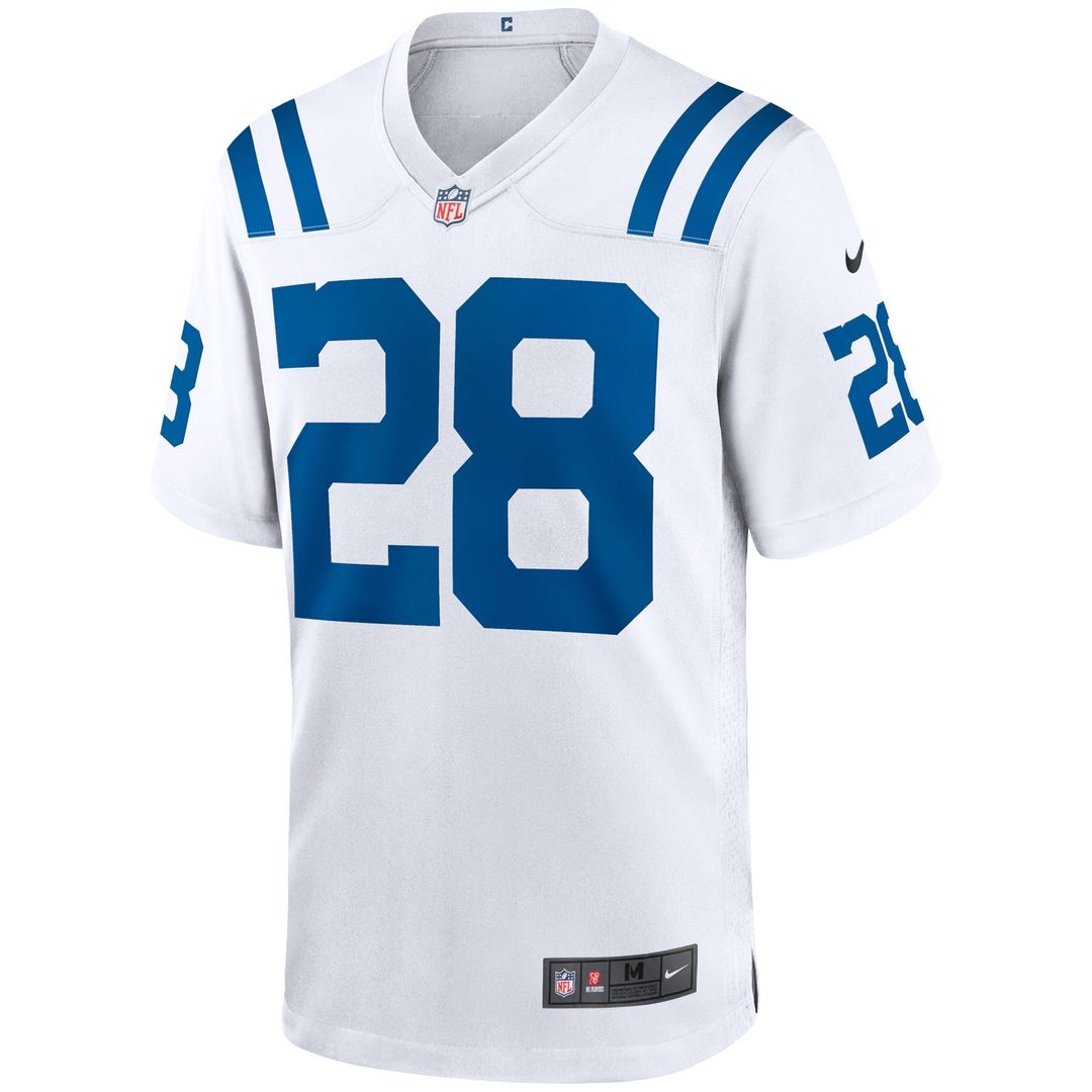 Jonathan Taylor Indianapolis Colts Nike Game Jersey - White Official NFL Team Apparel Football Fan Gear