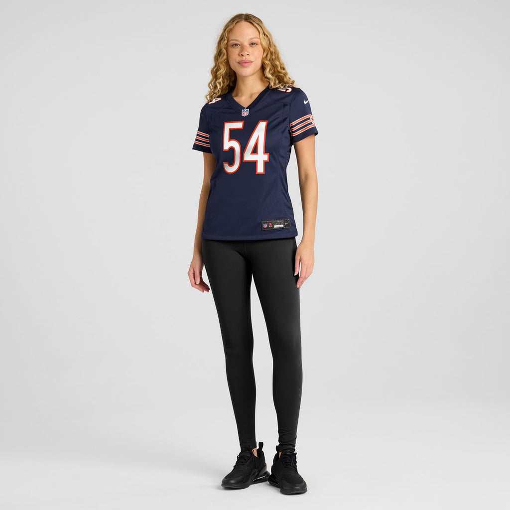 Brian Urlacher Chicago Bears Nike Women's Game Retired Player Jersey - Navy Official NFL Team Apparel Football Fan Gear